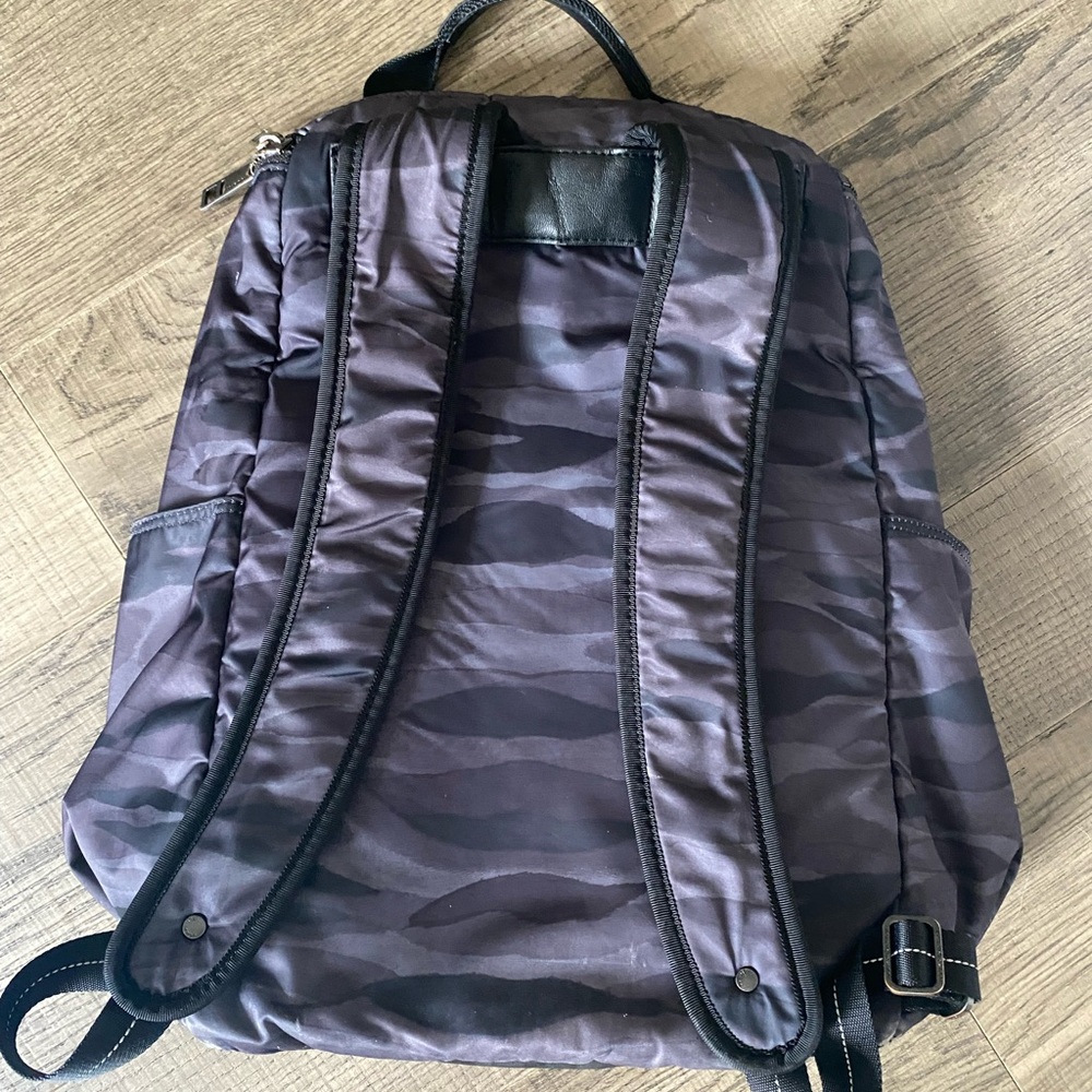 Lululemon grey and black camo backpack